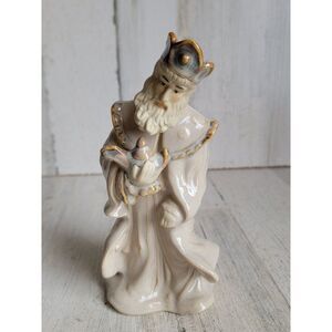 Ceramic 3 Kingsman nativity scene lamp figure religious Bible